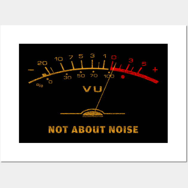 VU METER Noise Effect Wall Art by BukaGaPakeLibur